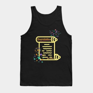 Congratulations, You Made It, Fireworks, Stars Tank Top